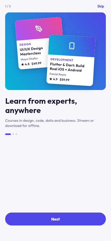 The mobile app